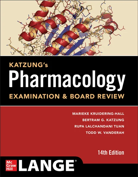 Katzung & Trevor's Pharmacology Examination & Board Review, 14th Edition, Marieke Kruidering-Hall, 1265084904, 1265085617, 9781265084905, 9781265085612, 978-1265084905, 978-1265085612