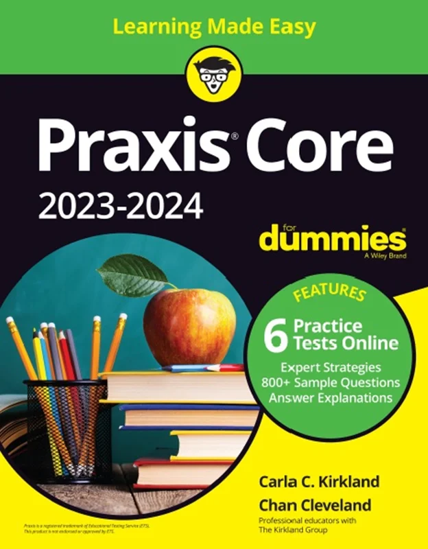 Praxis Core 2023-2024 For Dummies