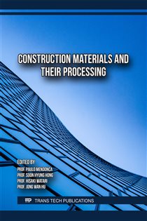 Construction Materials and their Processing