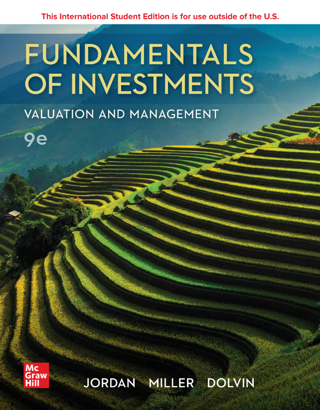 Fundamentals of Investments: Valuation and Management 9th Edition